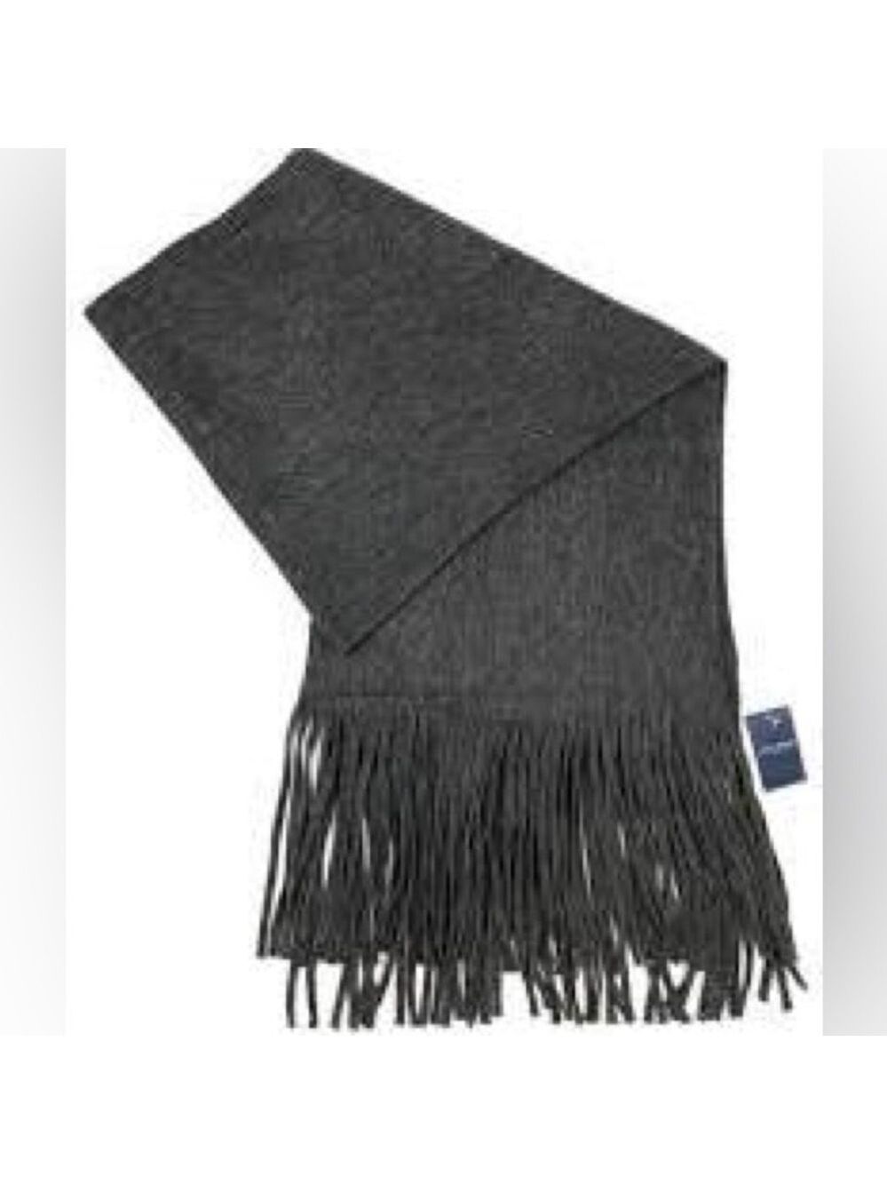 Lucky Brand Gray Soft Brushed Scarf W/ Fringe